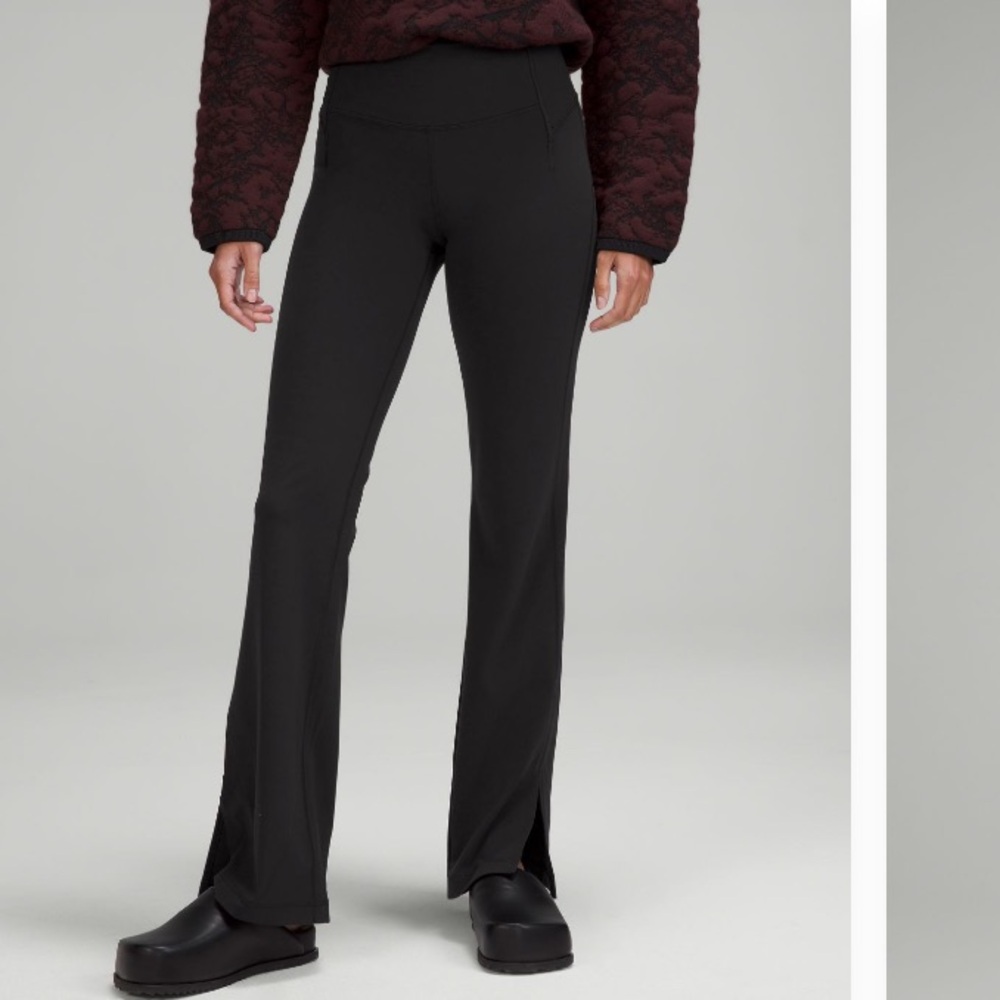 Lululemon Groove High Rise Split Hem Flared Pant